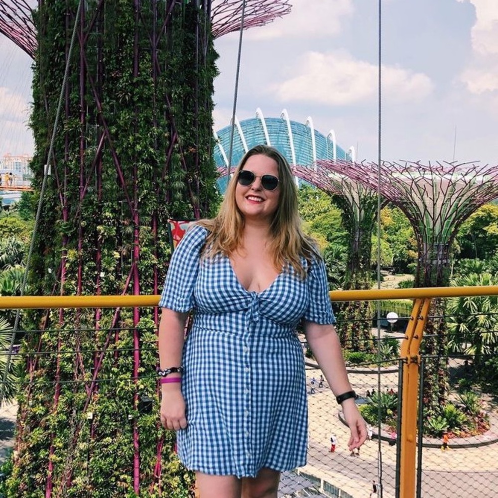 Blue Gingham Abercrombie Dress